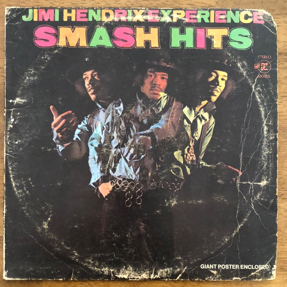 Jimi Hendrix Vinyl Album Smash Hits